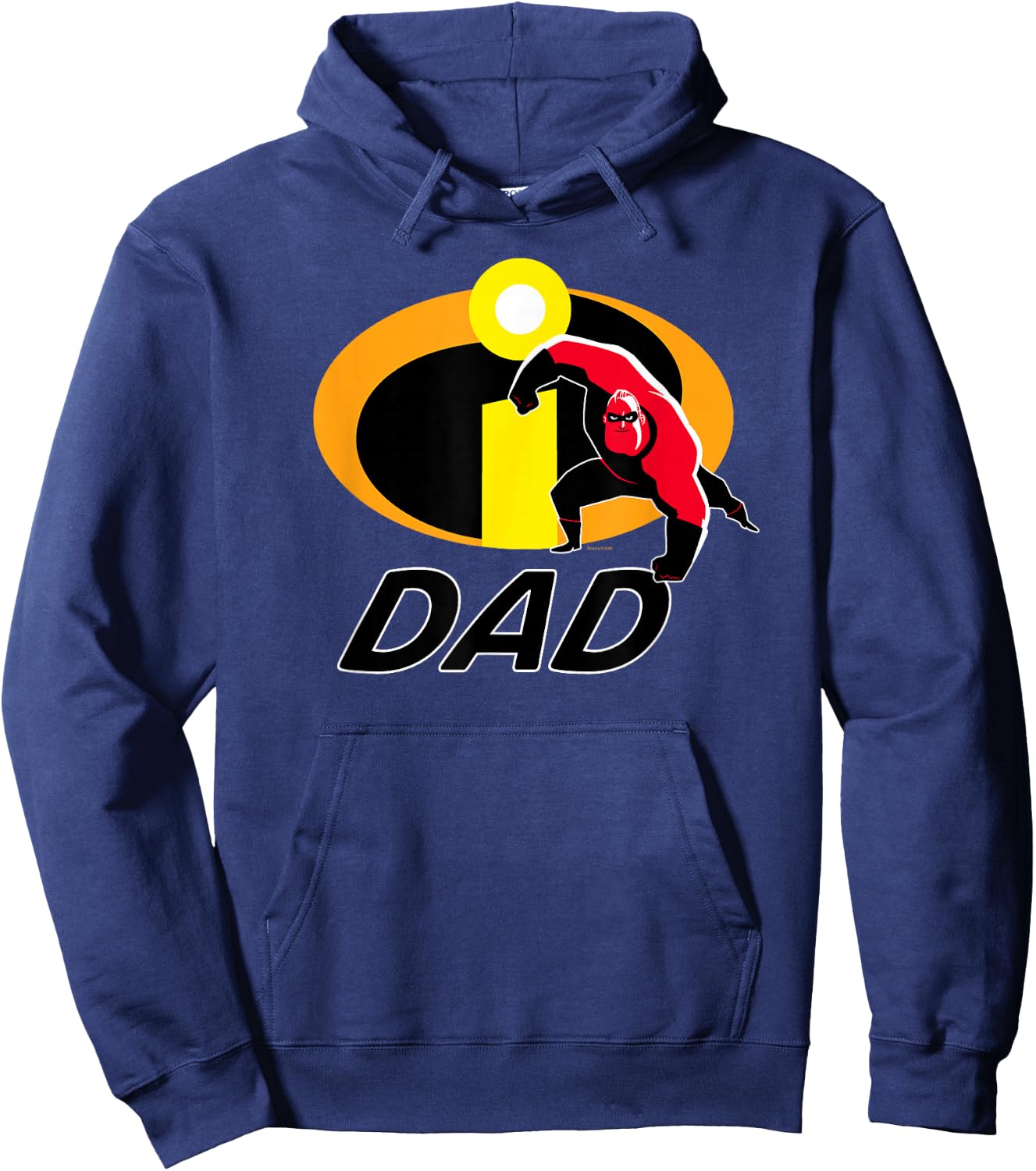 Disney and Pixar's The Incredibles Mr. Incredible Dad Family Hoodie - Hoodie | Navy
