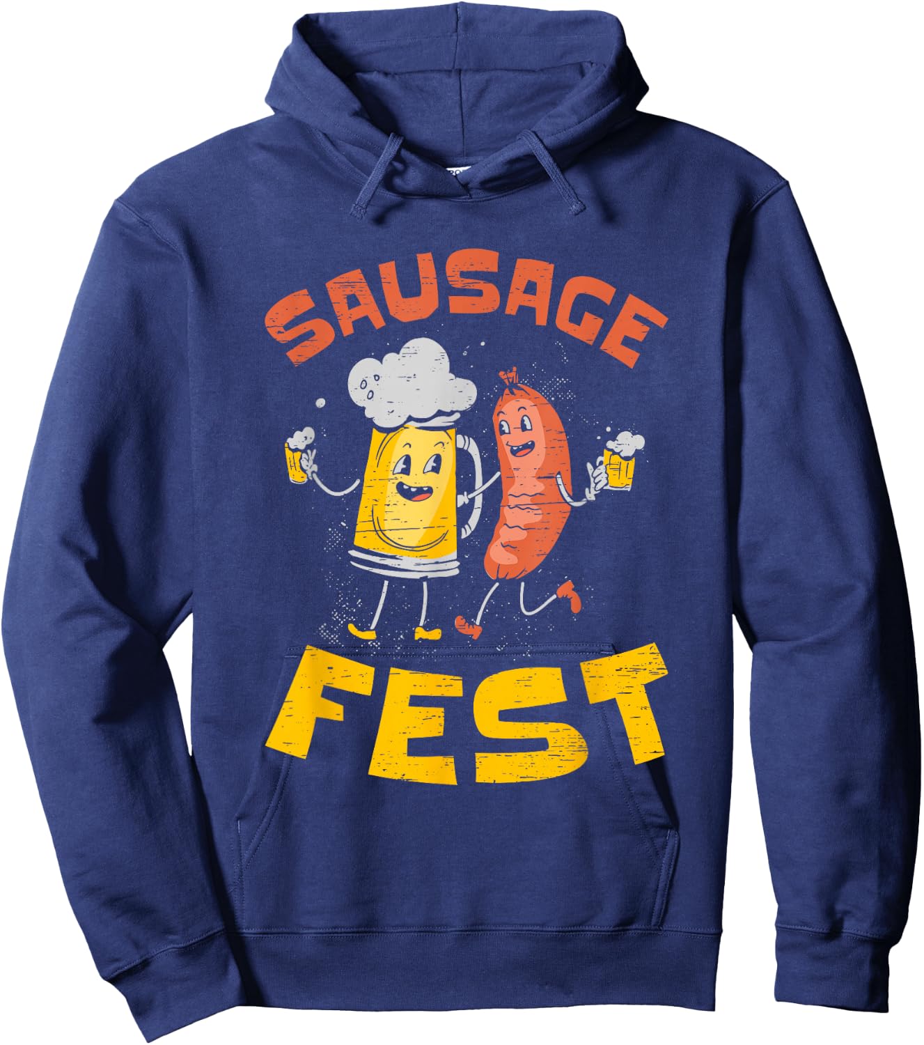 Sausage Fest for a Hotdog Wiener Griller Hoodie - Hoodie | Navy