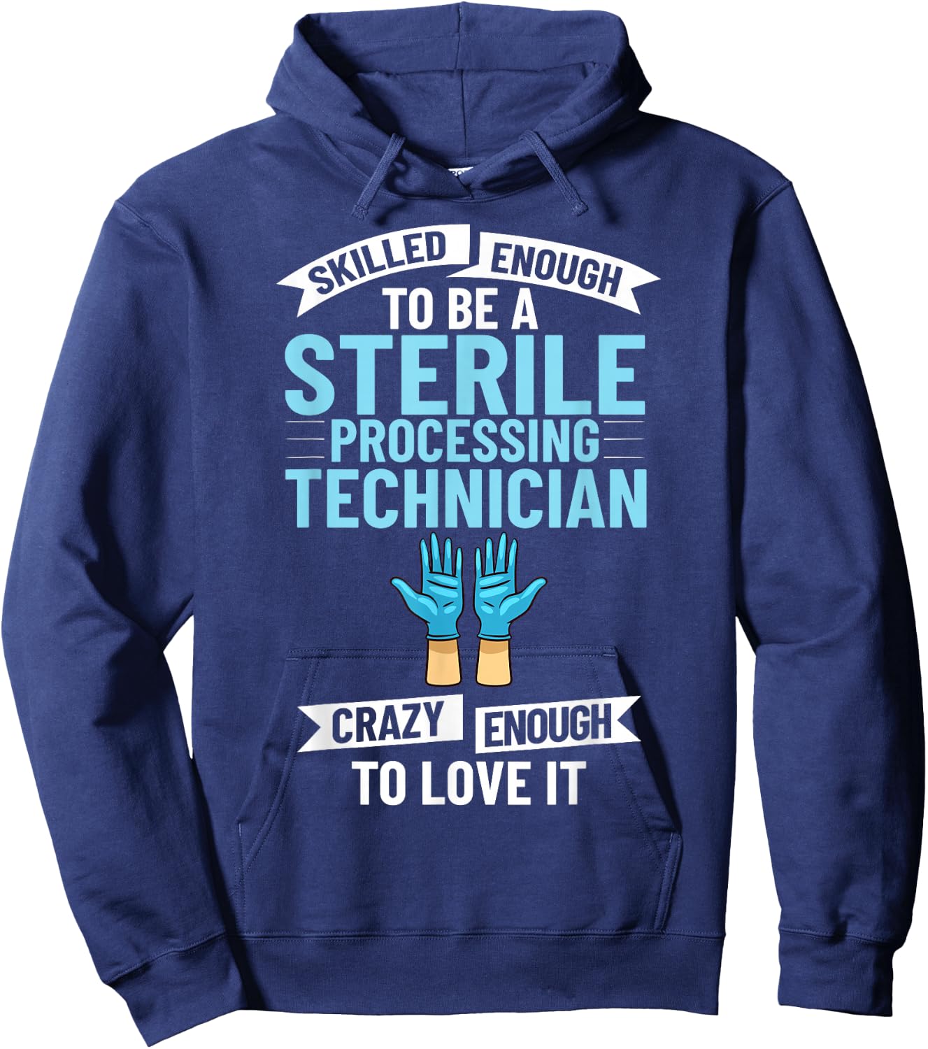 Sterile Processing Technician Instruments Tech Certification Hoodie - Hoodie | Navy