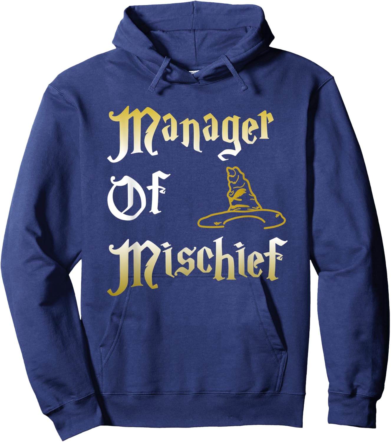 Manager Of Mischief Magical MOM Mischief Manager Mothers Day Hoodie - Hoodie | Navy