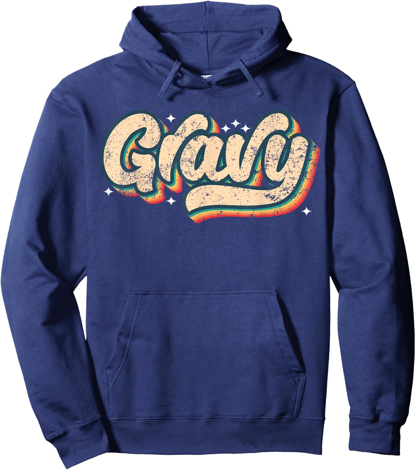 Gravy Shirt Vintage Look Slang A 70s Costume Or 80s Costume Hoodie - Hoodie | Navy