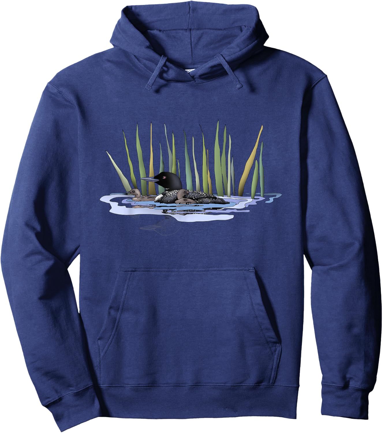 Three Happy Loons Hoodie - Hoodie | Navy