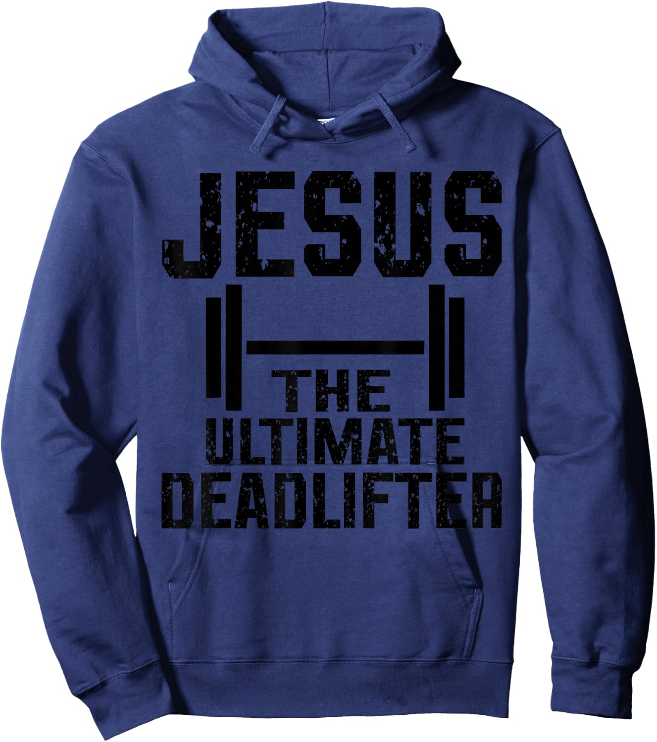 Jesus Ultimate Deadlifter Hoodie - Hoodie | Navy