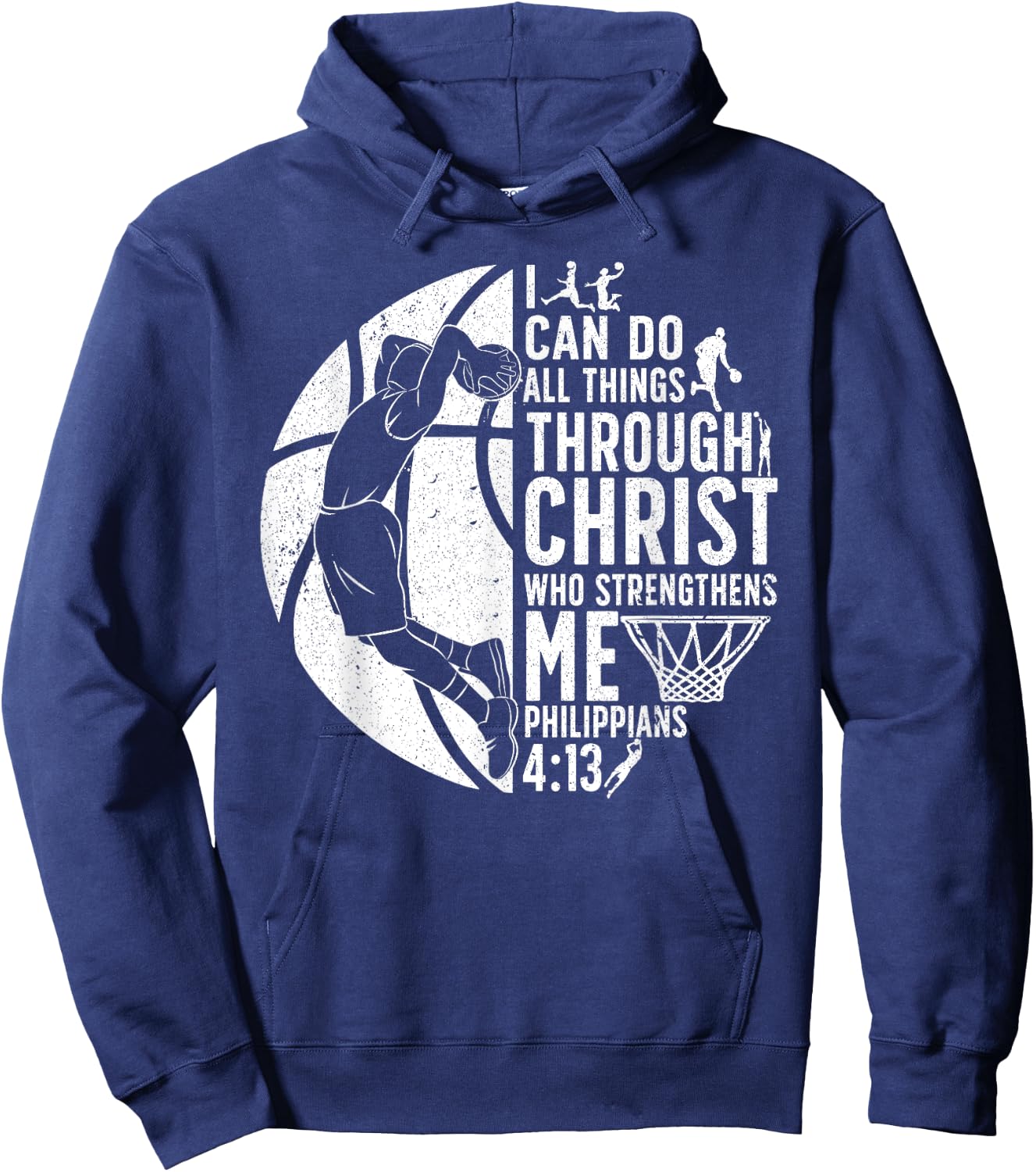 Cool Basketball Women Sport Game Basketball Player Hoodie - Hoodie | Navy