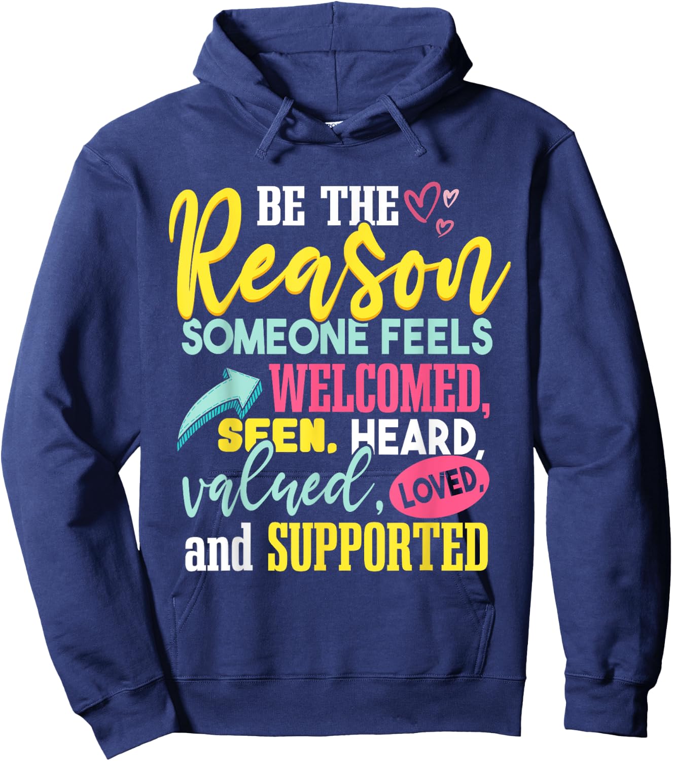 Social Workers Appreciation Month | Social Work Hoodie - Hoodie | Navy