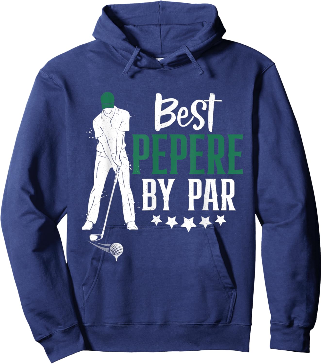 Best Pepere By Par Golf Gifts For Father's Day Dad Grandpa Hoodie - Hoodie | Navy