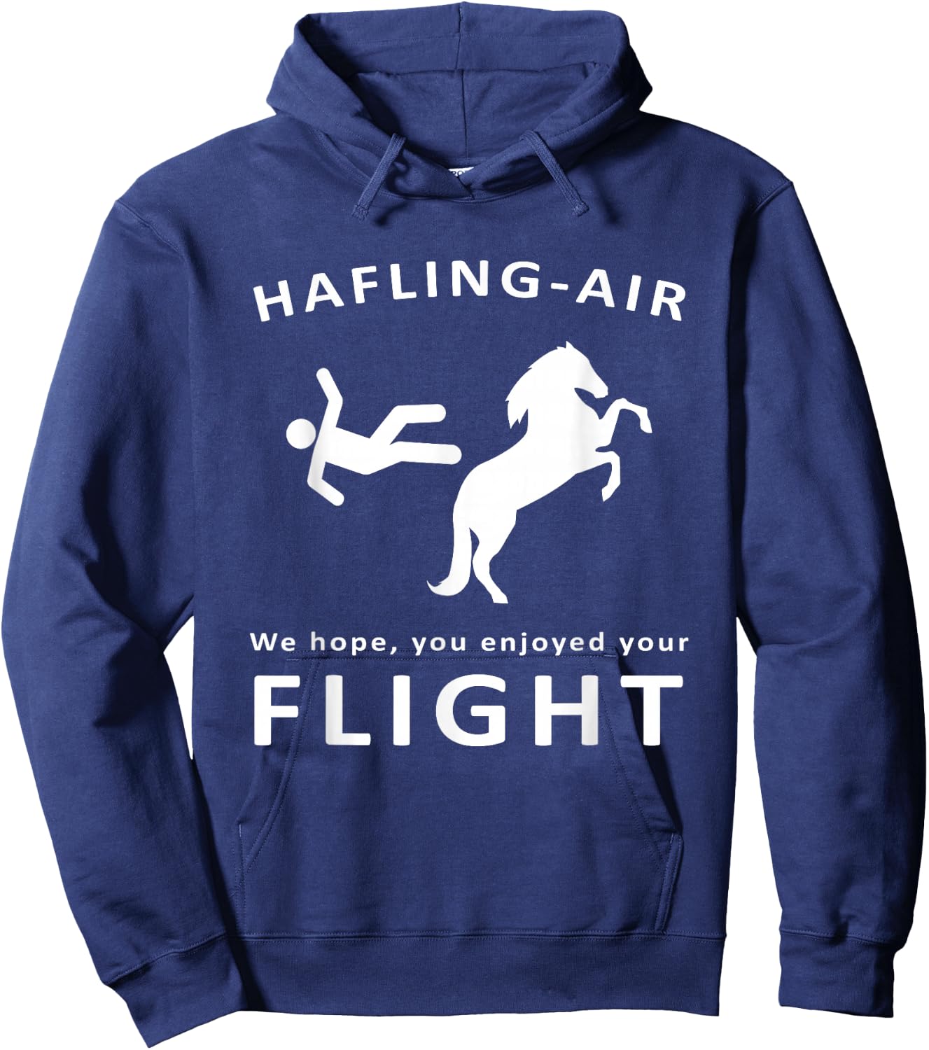 Haflinger horse design with funny horse saying for riders Hoodie - Hoodie | Navy