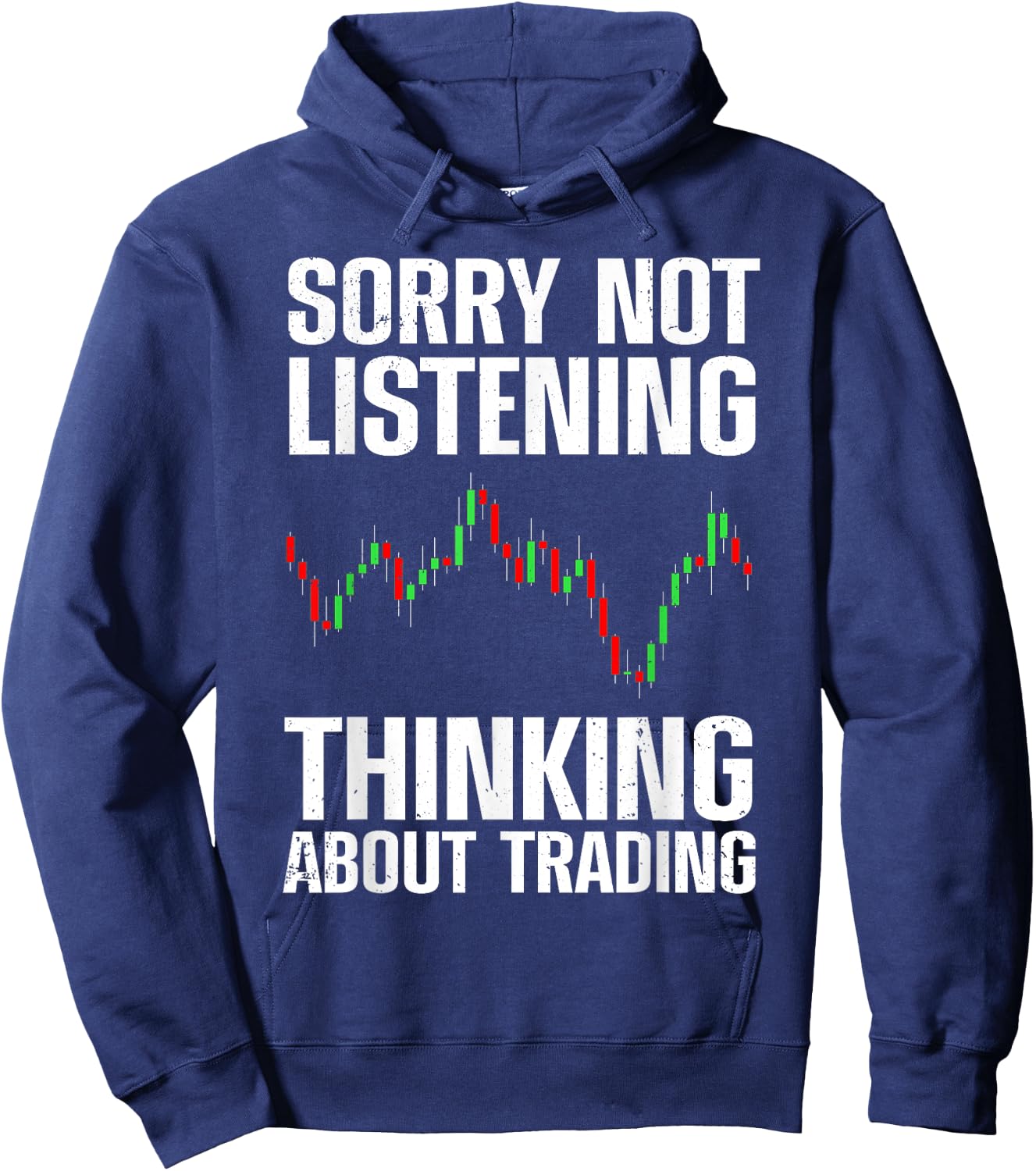 Cool Stock Market Women Stock Trading Candlestick Hoodie - Hoodie | Navy