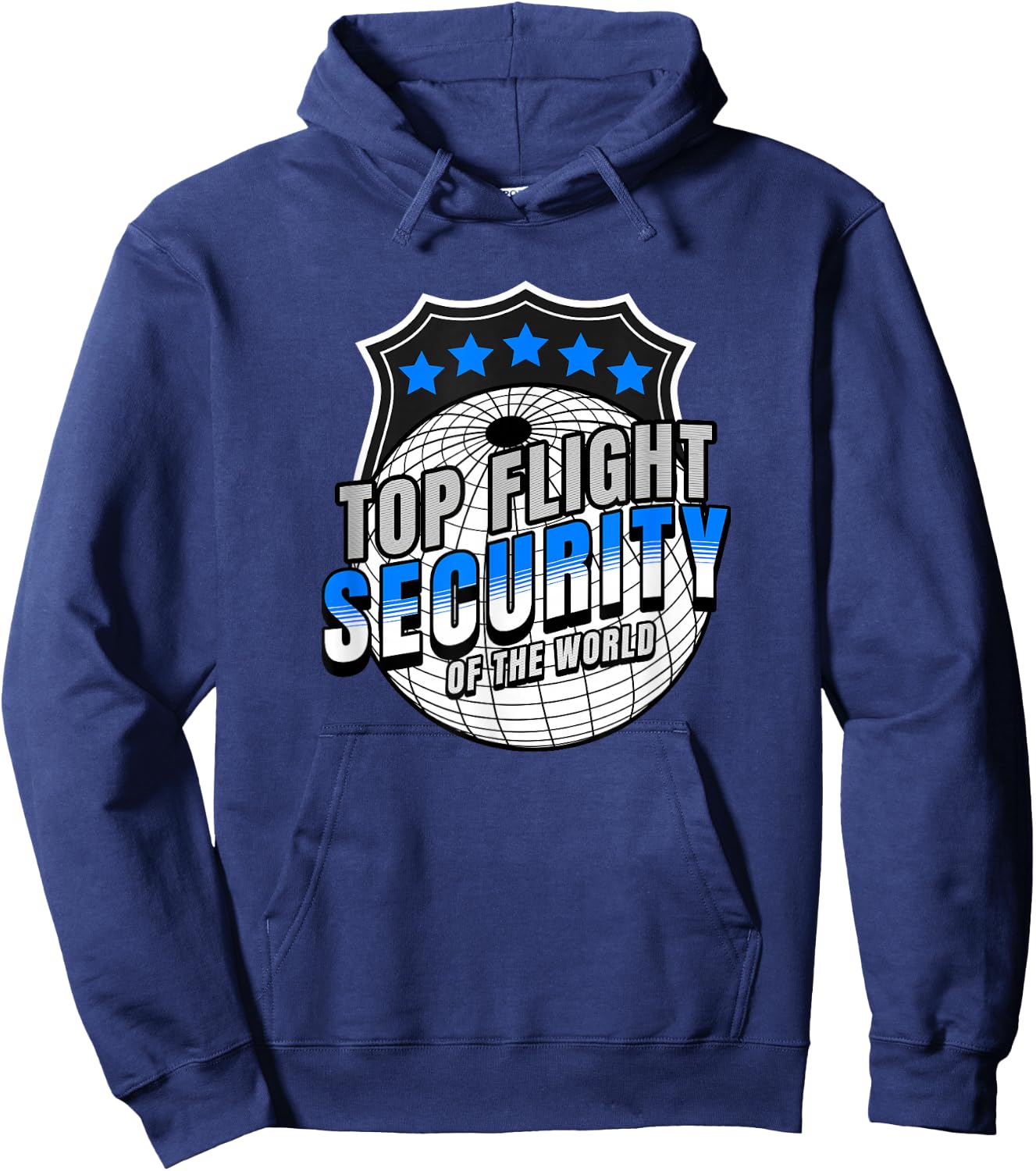 Top Flight Security Shirt Friday T Shirt Security T Shirt Hoodie - Hoodie | Navy