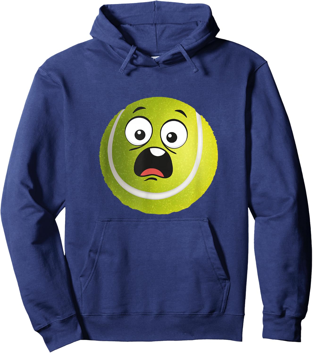 Sad Tennis Ball - Racket Sports Tournament Hoodie - Hoodie | Navy