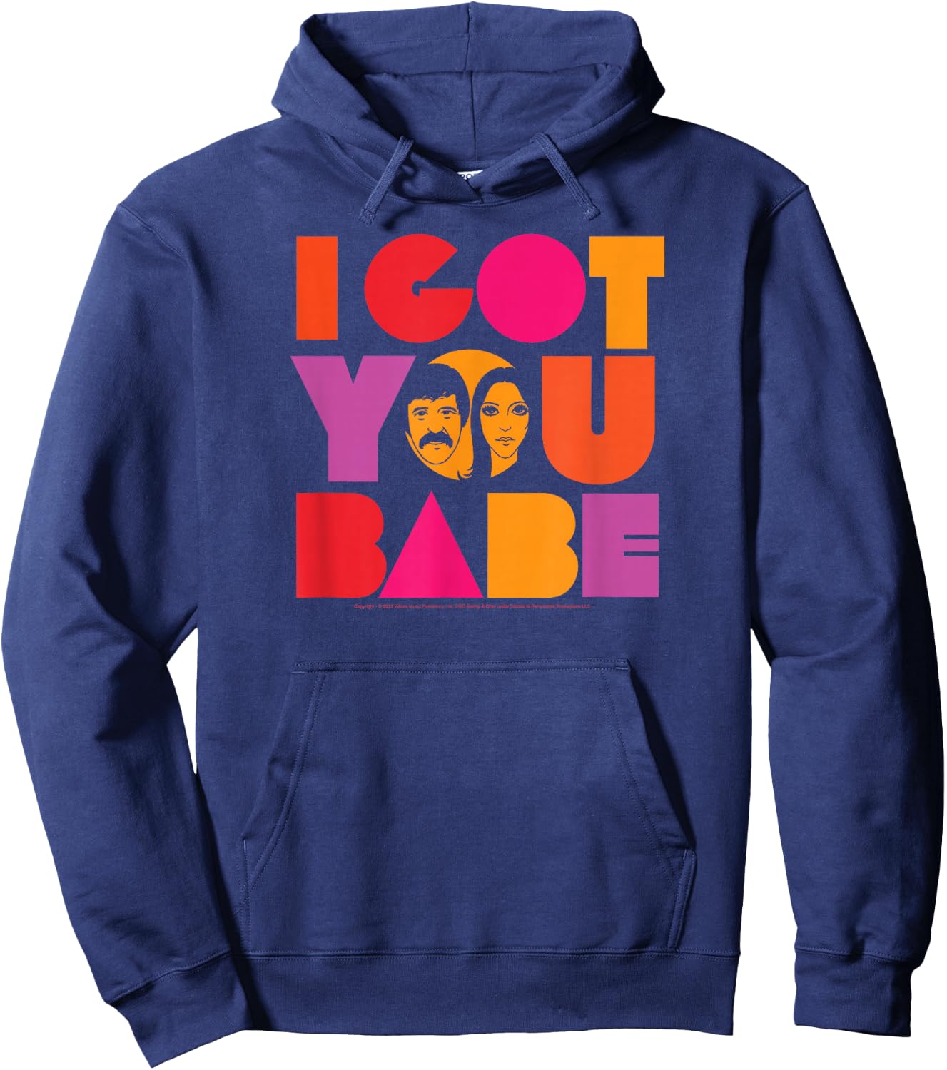 Sonny & Cher - I Got You Babe Hoodie - Hoodie | Navy