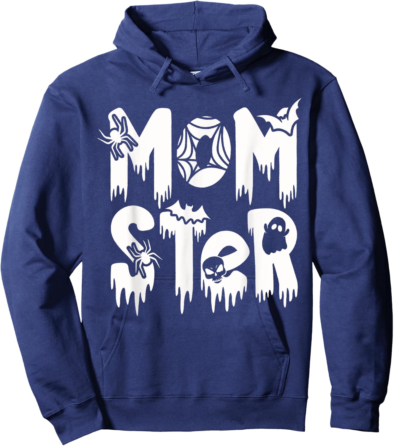 Funny Momster Halloween Mom Costume Dadcula Family matching Hoodie - Hoodie | Navy