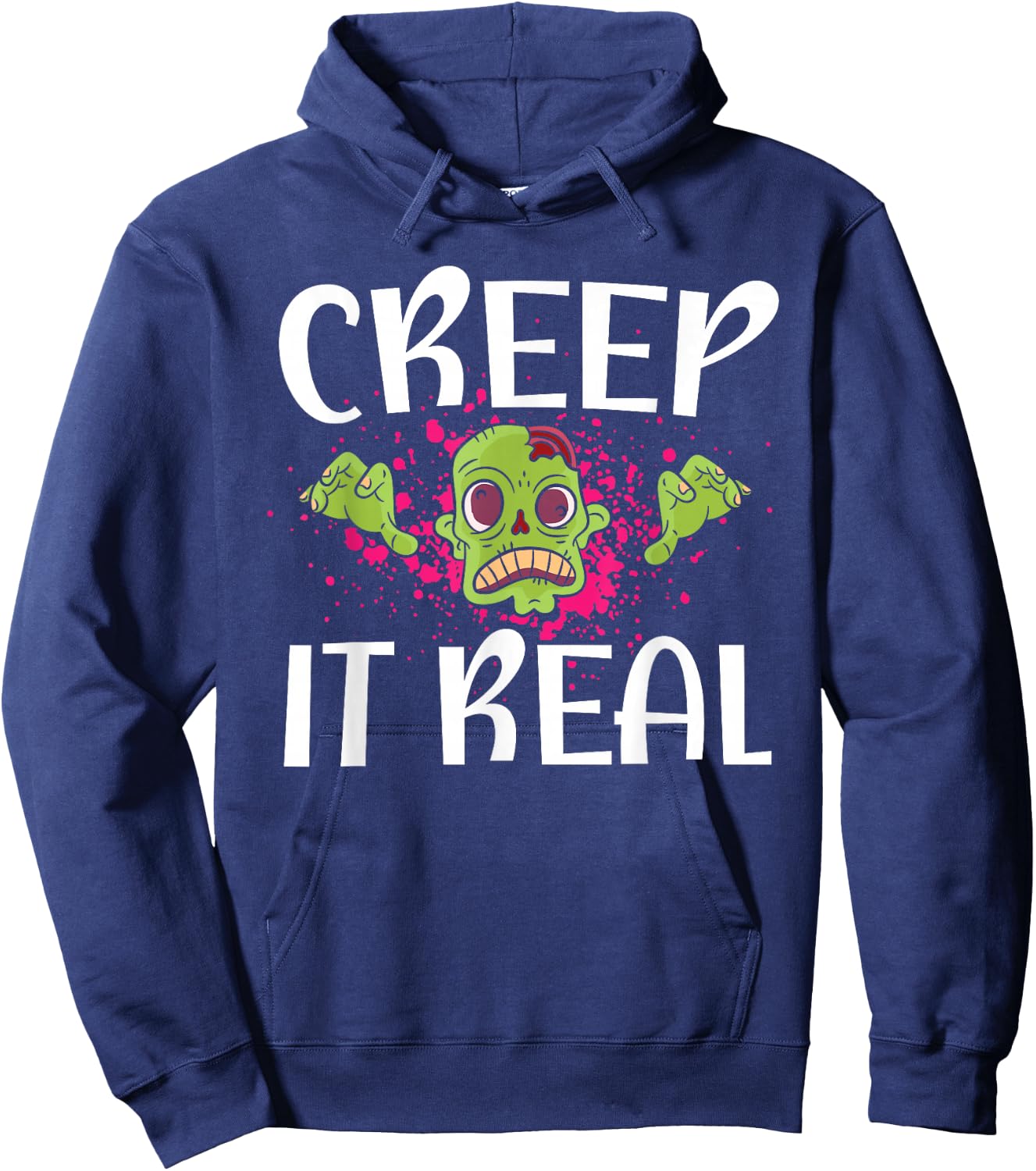 Zombie Lover Undead Monster Halloween Trick Or Treat Hoodie - Hoodie | Navy