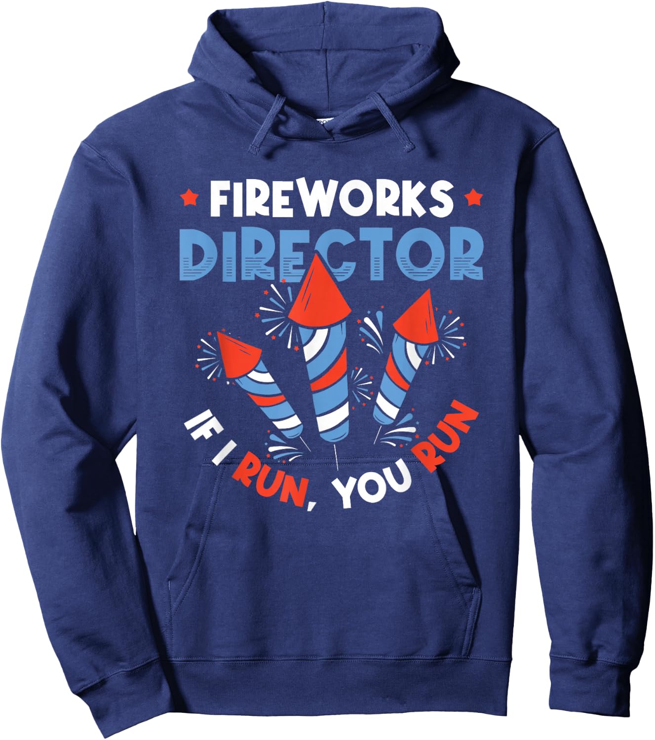 Fireworks Director Fireworks Pyrotechnician Hoodie - Hoodie | Navy