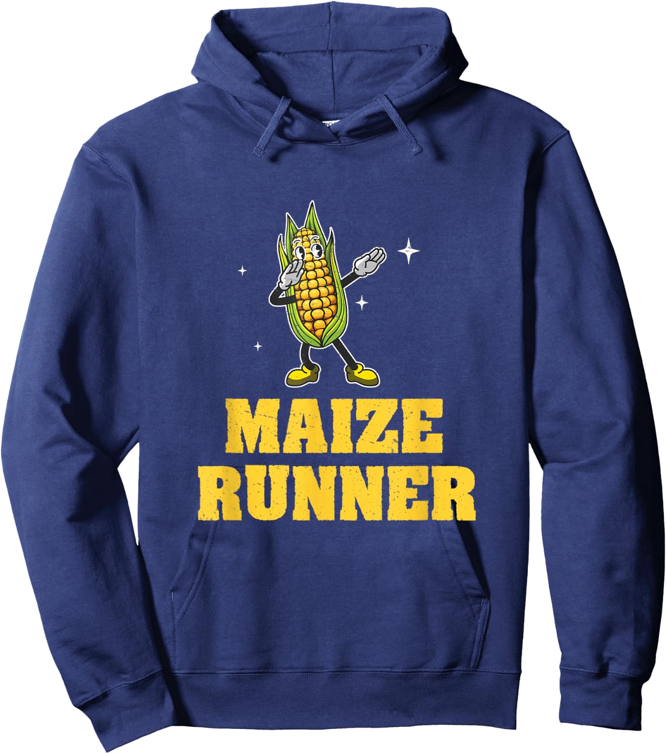 Corn Maze Maize Runner Funny Harvest Season Hoodie - Hoodie | Navy