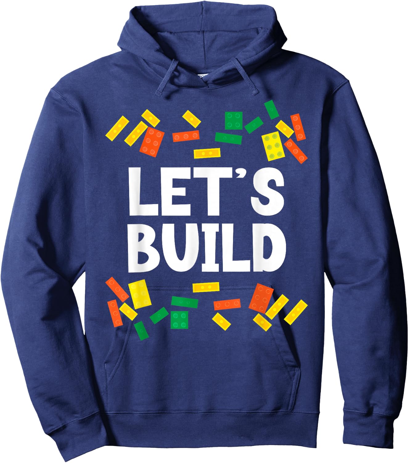 Master Builder Bricks Blocks Play Toys Hoodie - Hoodie | Navy