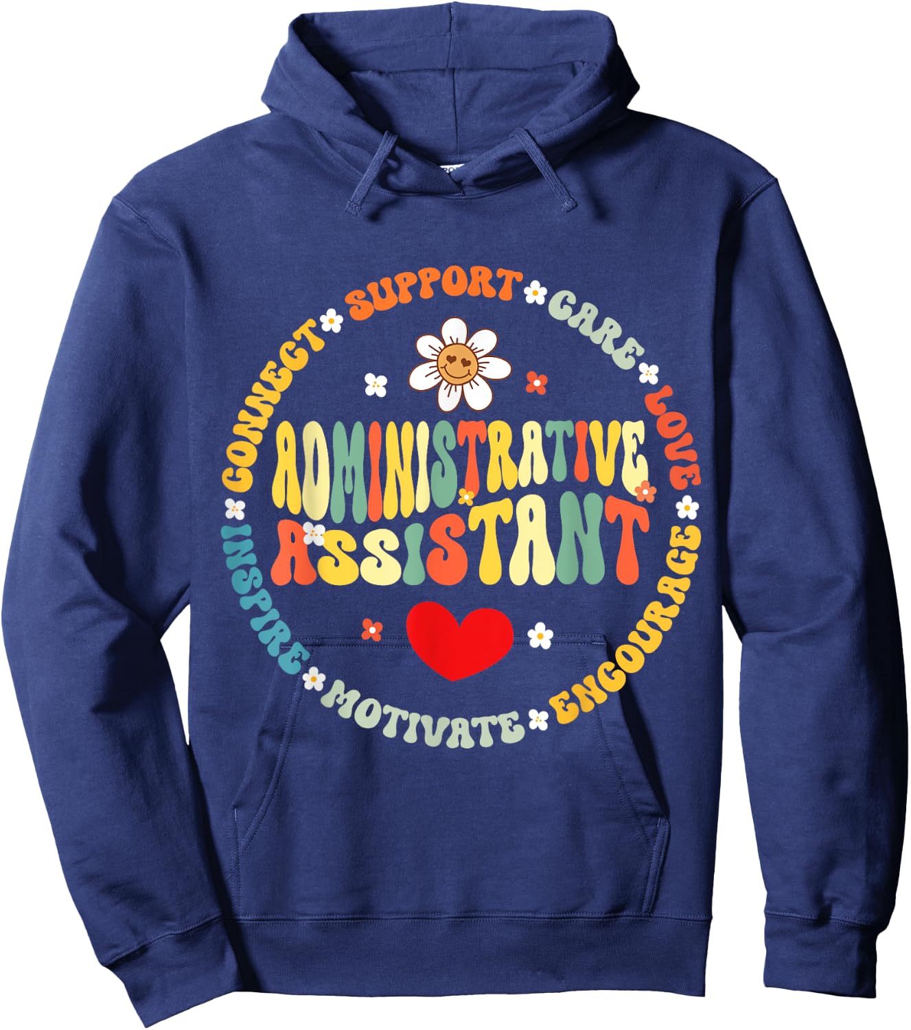 Admin Assistant School Administrative Assistant Life Hoodie - Hoodie | Navy