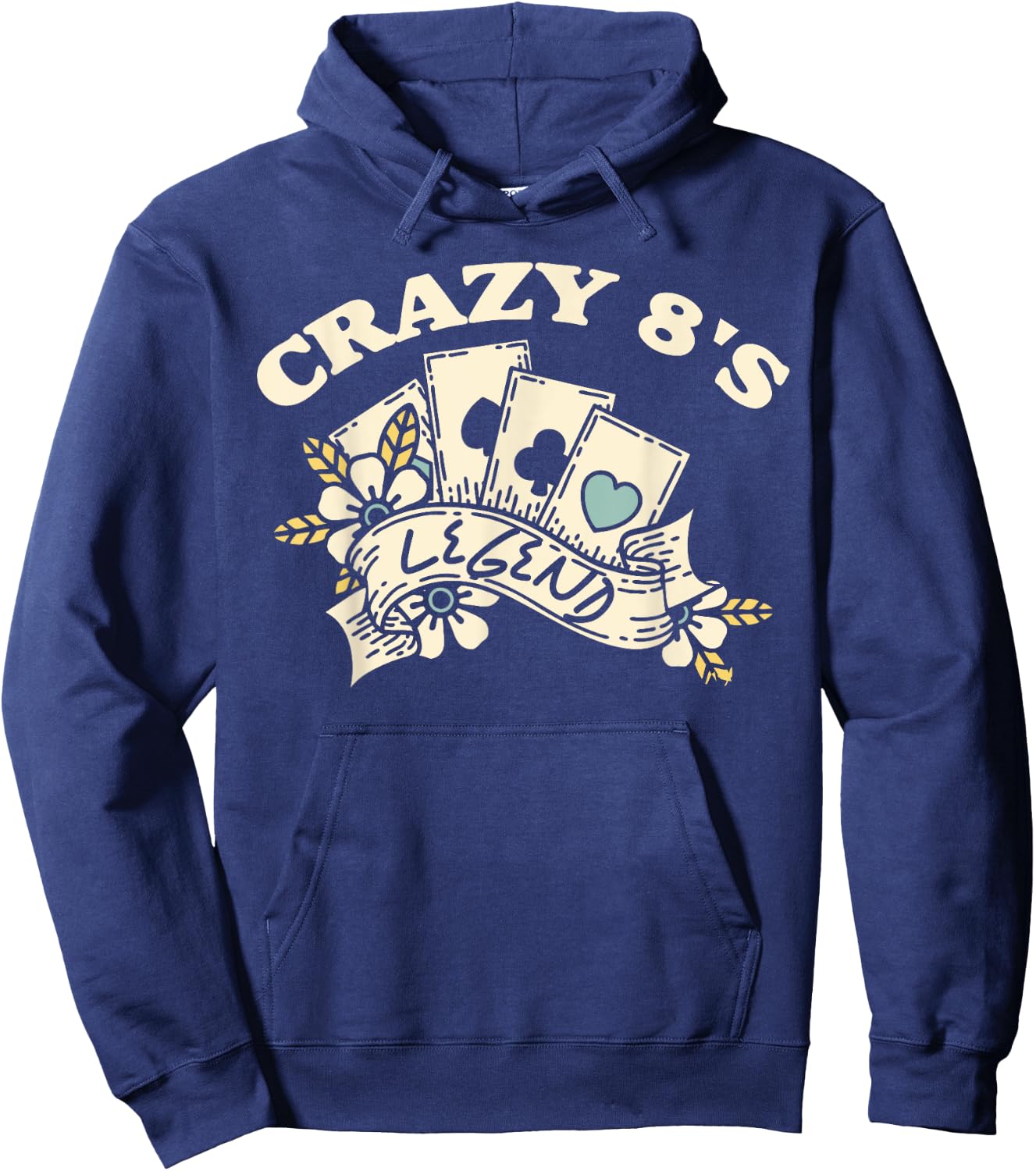 Card Games - Crazy Eights Legend Hoodie - Hoodie | Navy