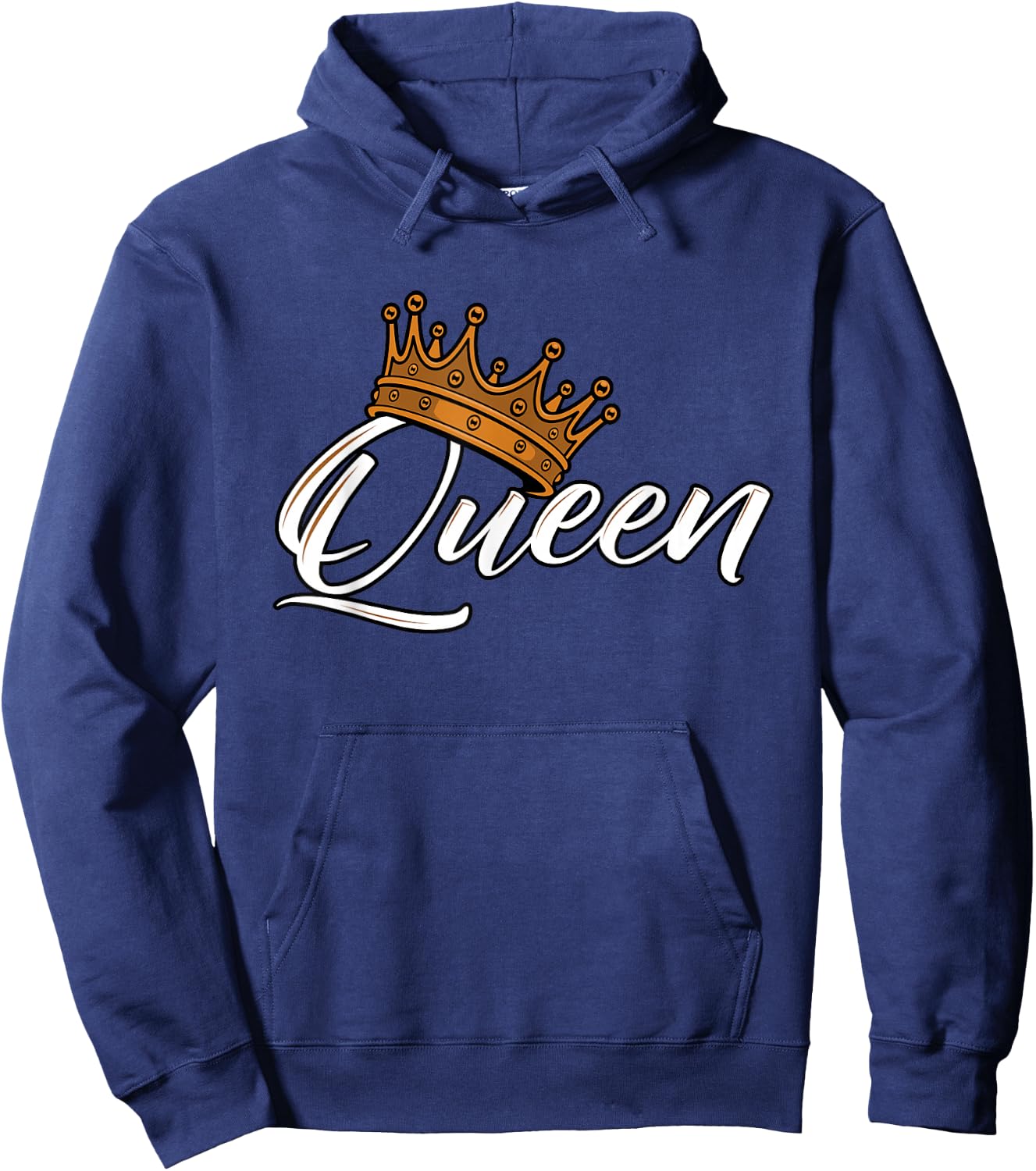Awesome Queen Crown Crown me Font Queen Hoodie - Hoodie | Navy
