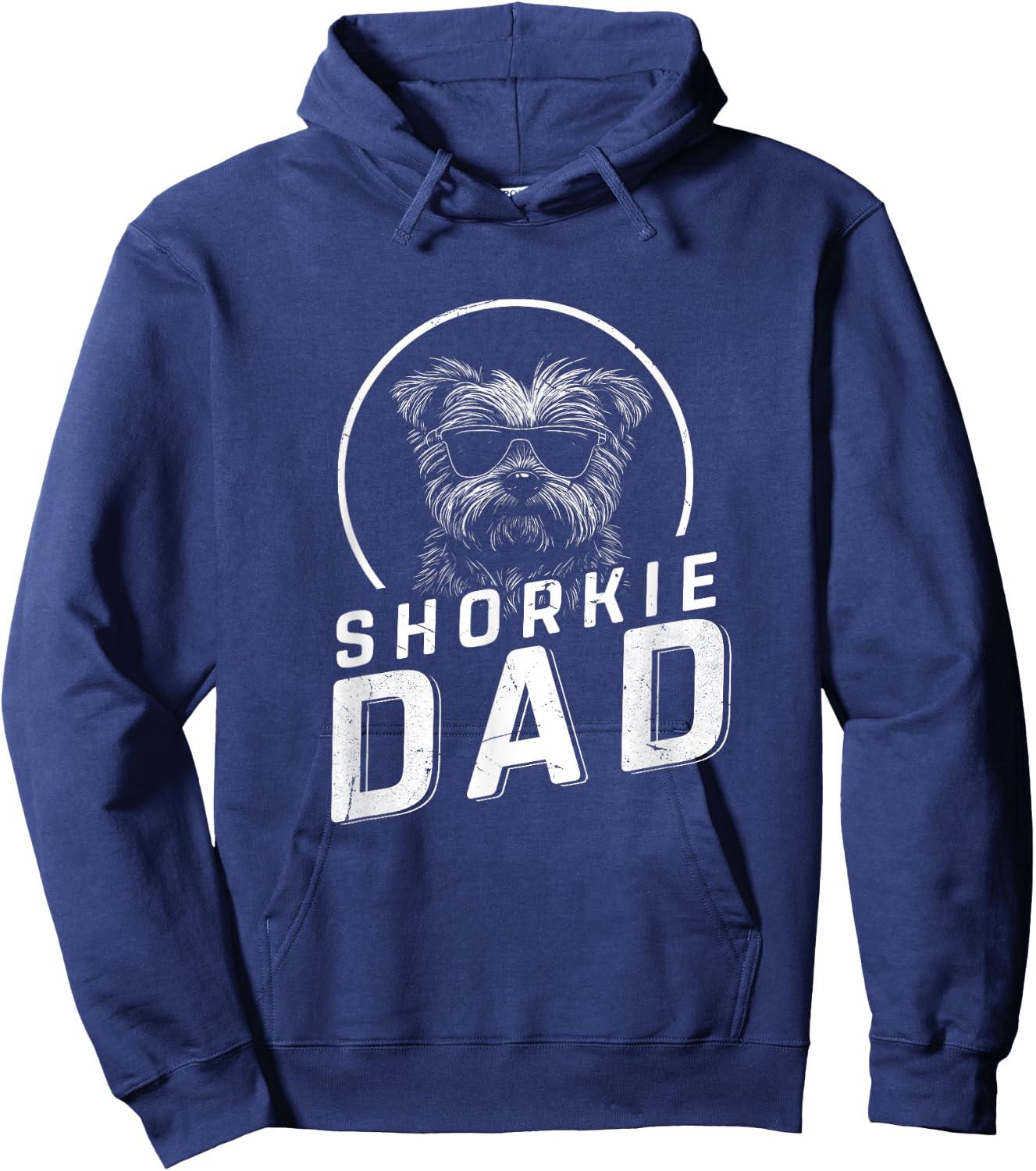 Shorkie Dad Dog Owner Gifts Men Funny Dog Dad Father's Day Hoodie - Hoodie | Navy