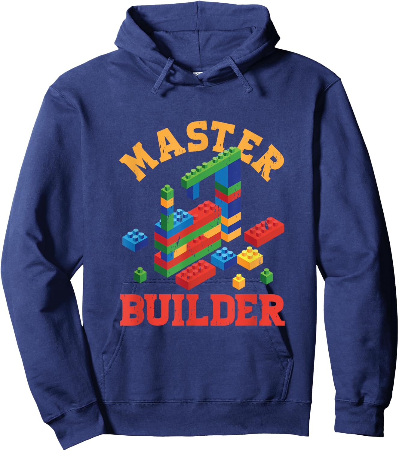 Master Builder Block Building Master Brick Builder Hoodie - Hoodie | Navy