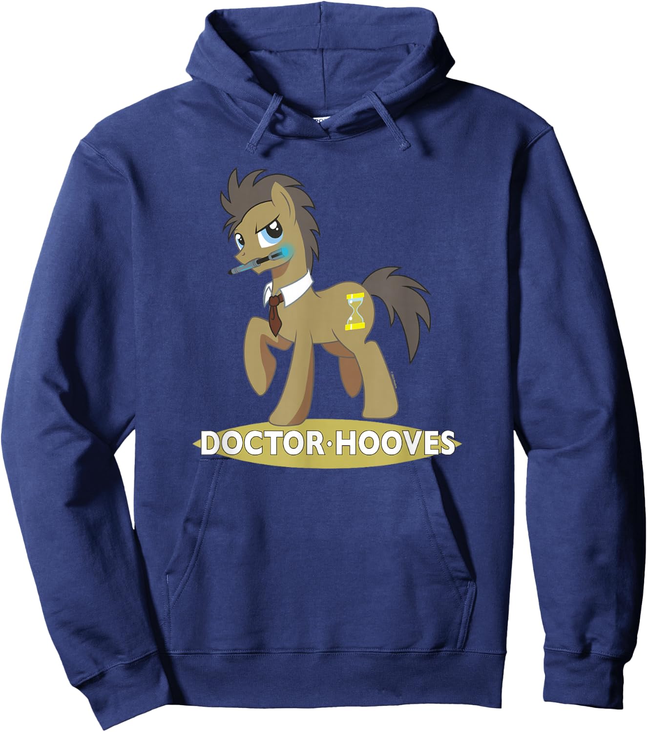 My Little Pony: Friendship Is Magic Doctor Hooves Logo Hoodie - Hoodie | Navy