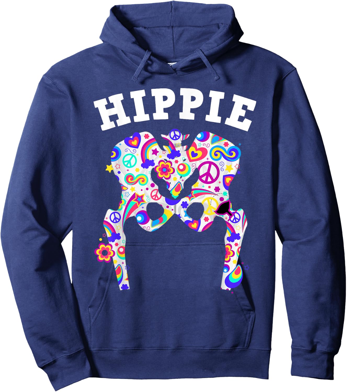 Cool Hip Replacement Women After Hip Surgery Hippie Hoodie - Hoodie | Navy