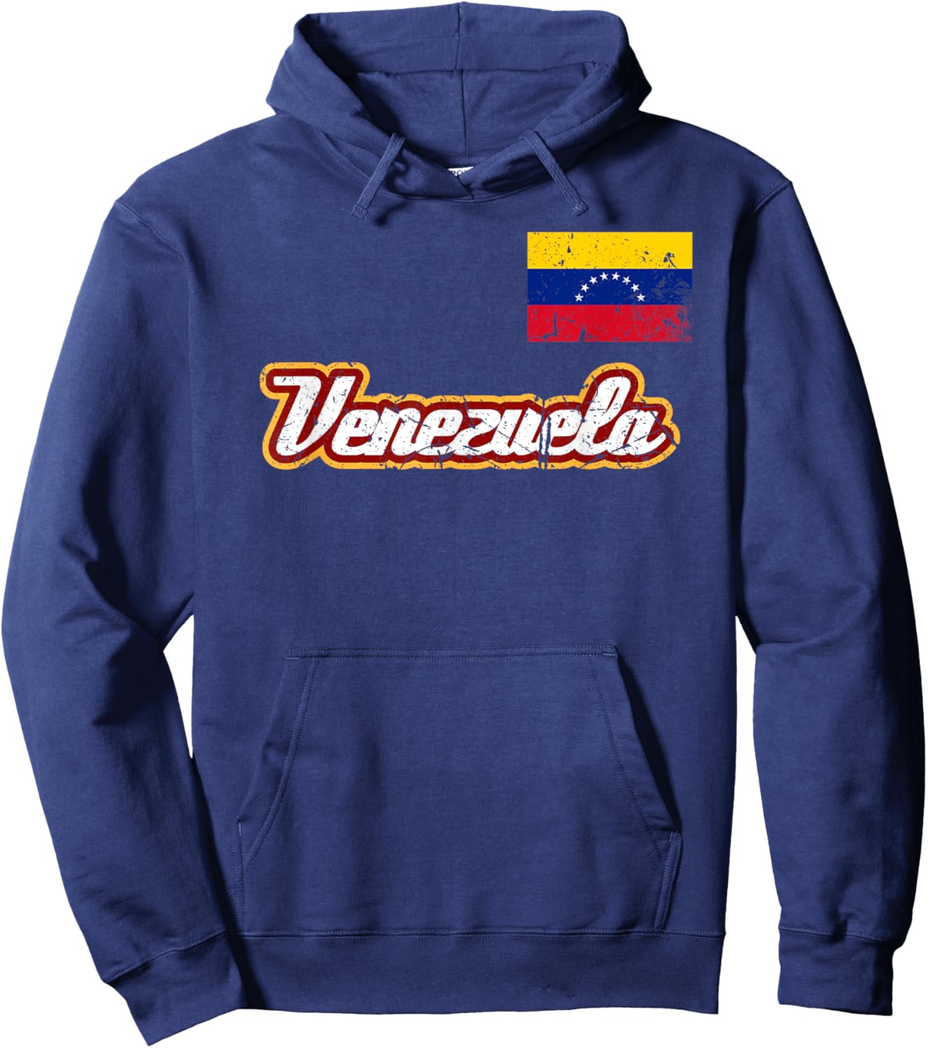 Venezuelan Baseball Player Venezuela Flag Baseball Team Hoodie - Hoodie | Navy