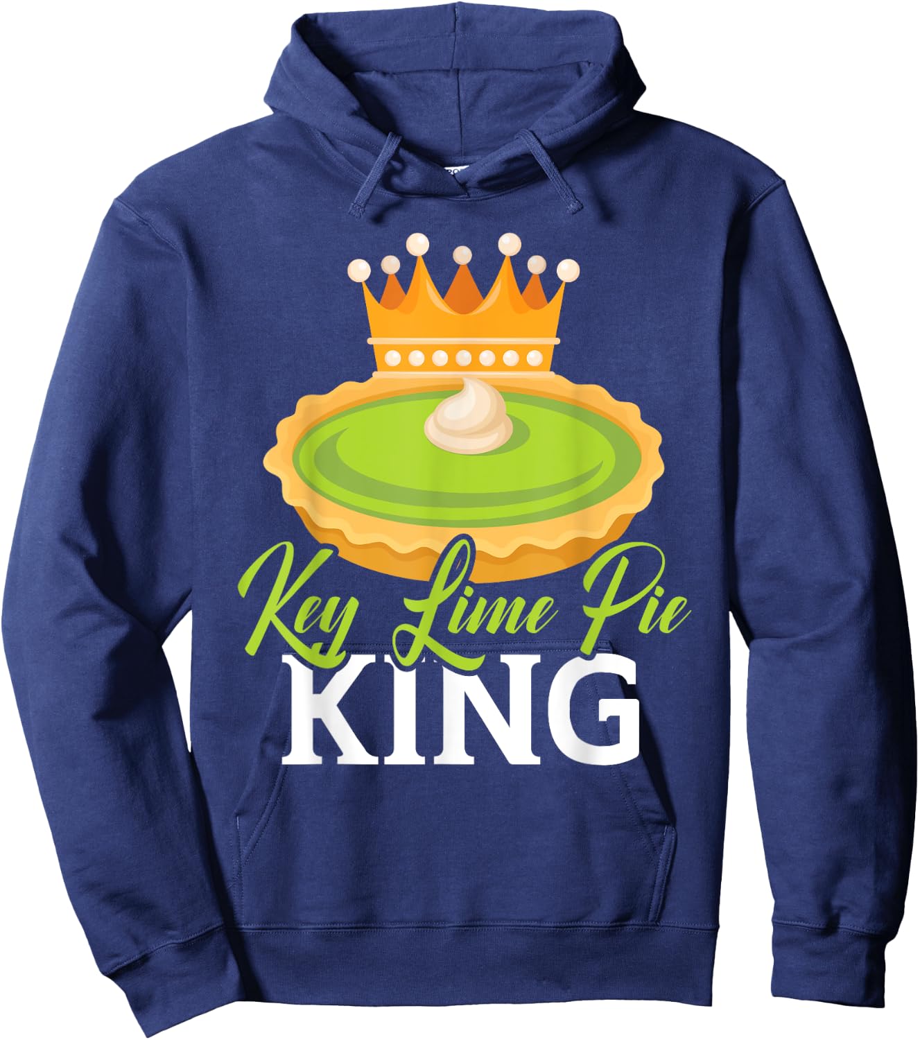 Key Lime Pie King Florida Dessert Key Lime Pie Baker Hoodie - Hoodie | Navy