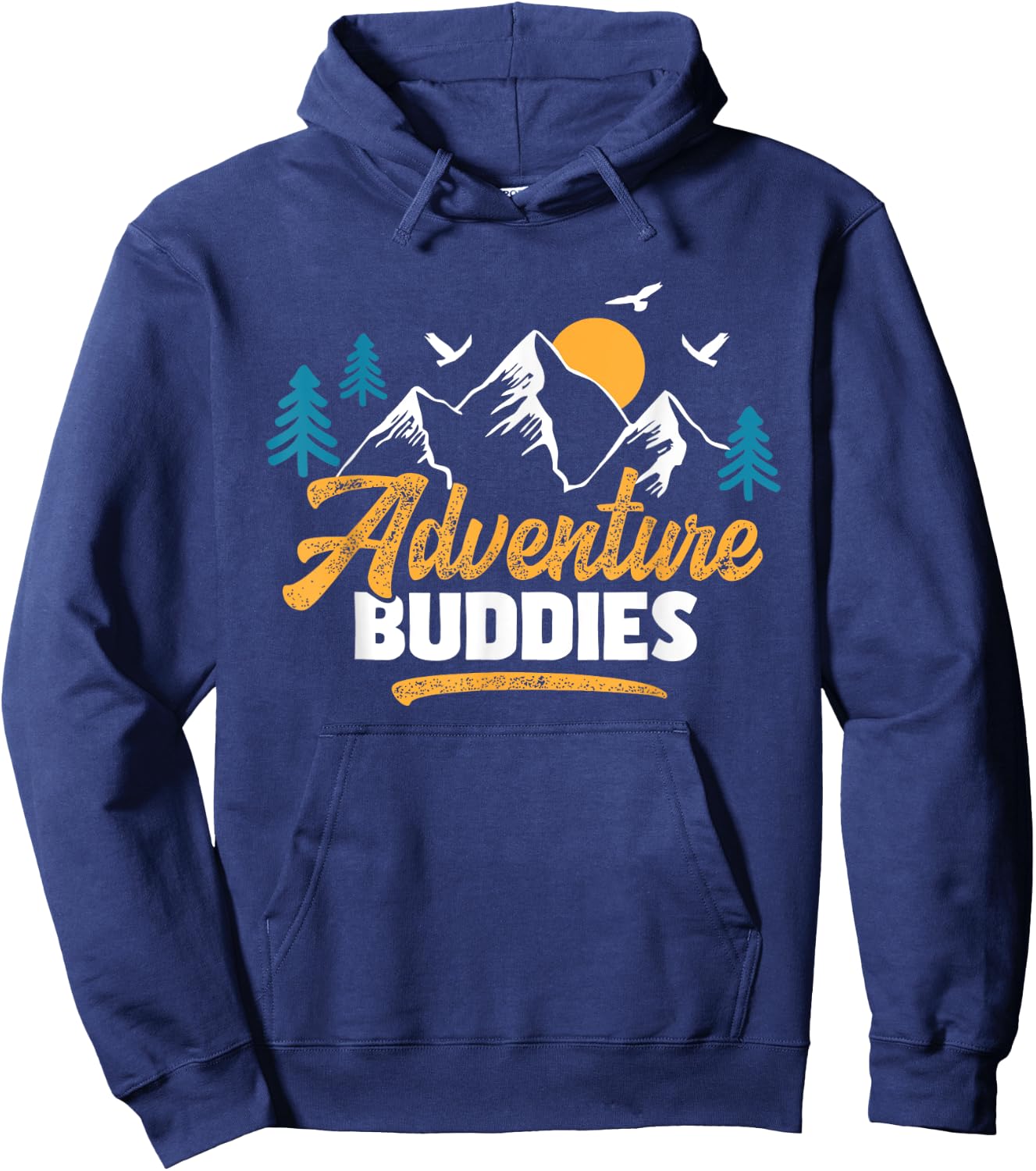 Adventure Buddies - Travel Buddy Traveler Traveling Hoodie - Hoodie | Navy