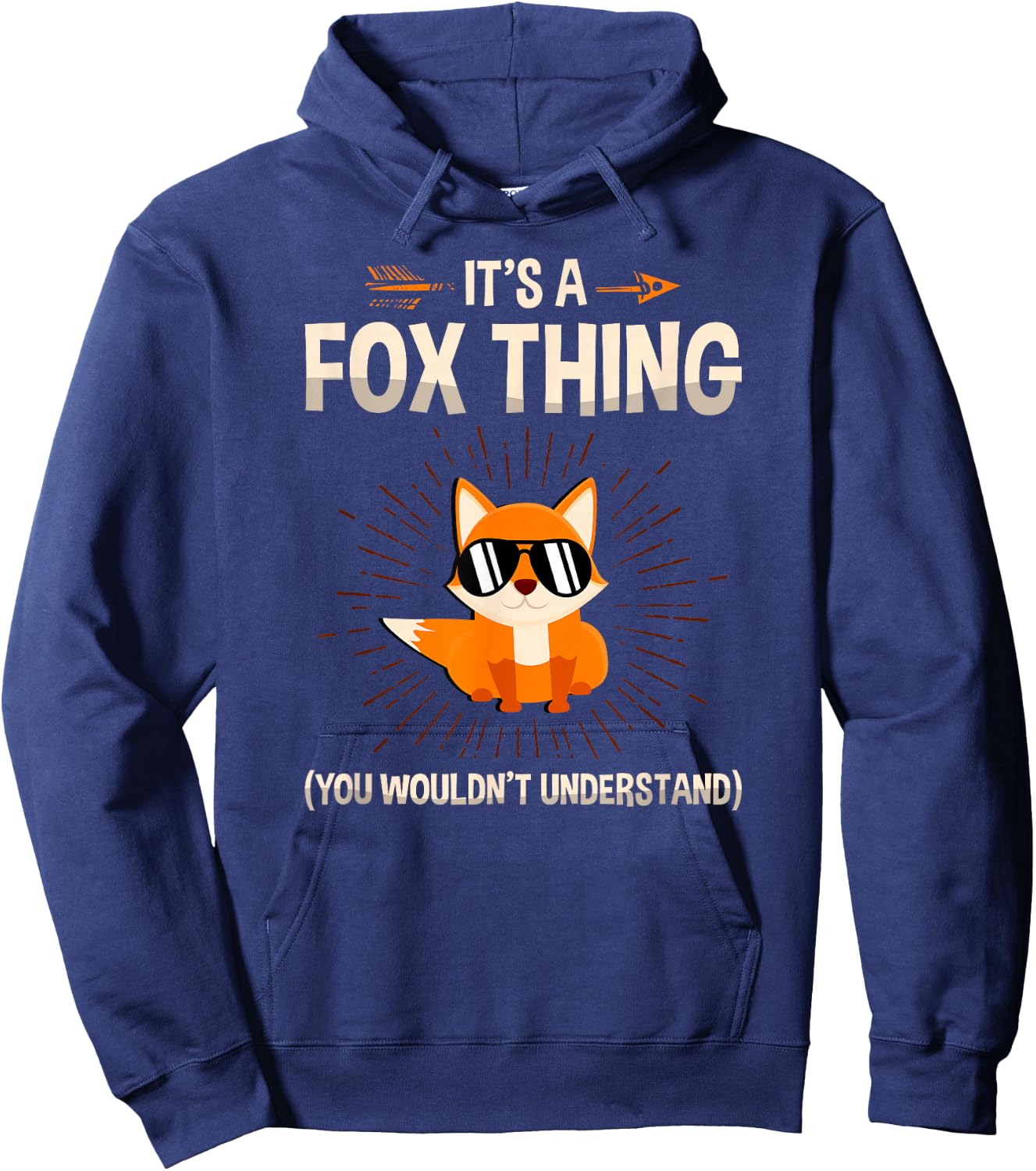 It's A Fox Thing You Wouldn't Understand Wildlife Animal Hoodie - Hoodie | Navy