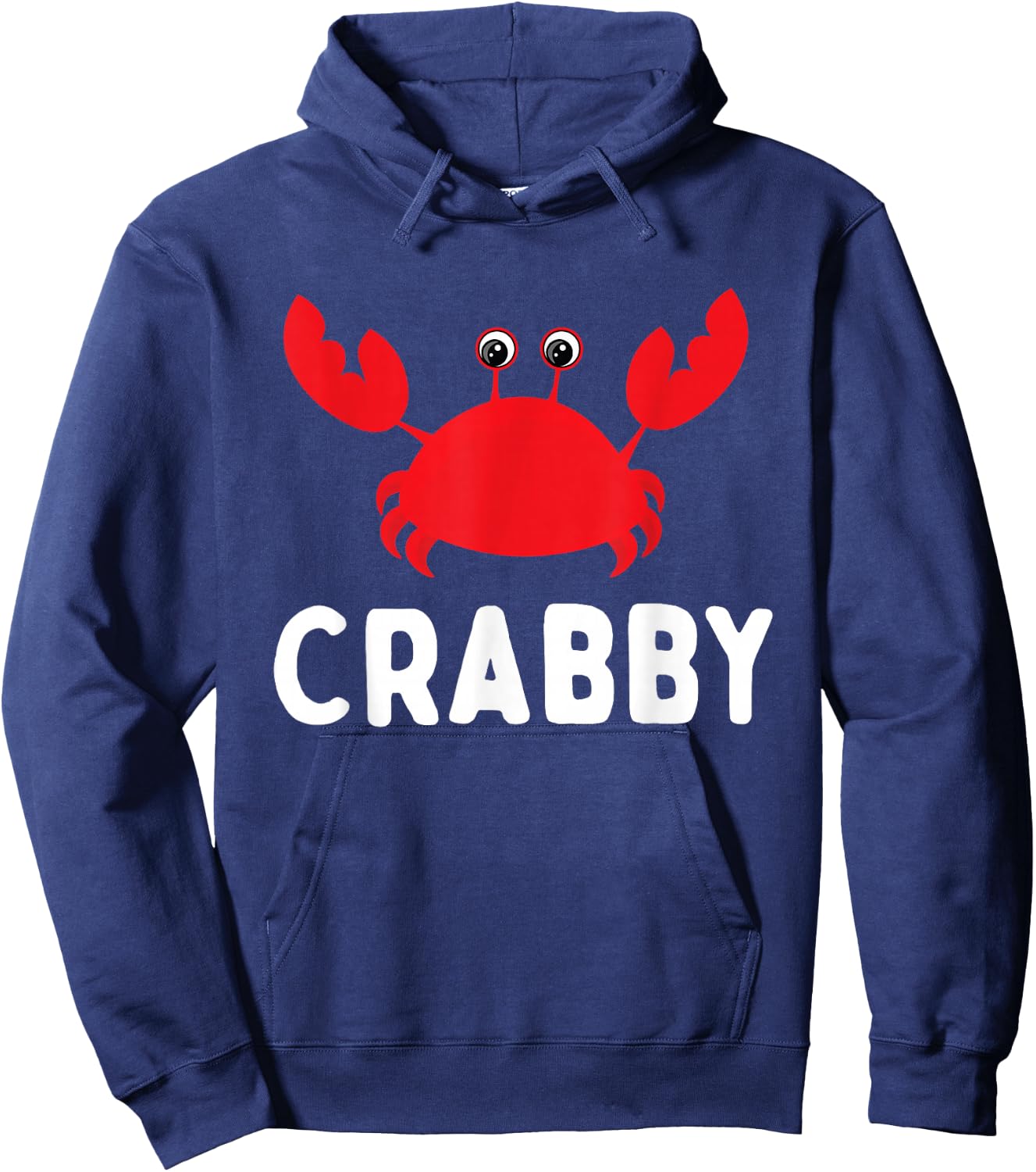 Crabby - Beach Sea Lover Crab Crustacean Animal Lover Hoodie - Hoodie | Navy