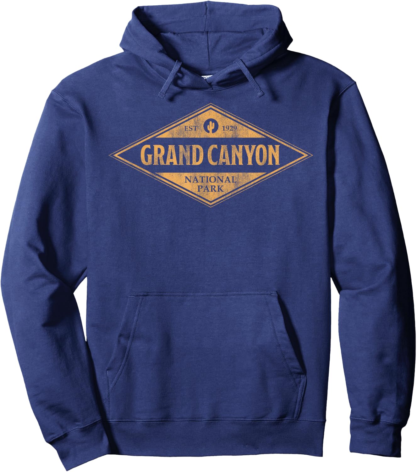Retro Grand Canyon National Park Arizona Men Kids Hiking Hoodie - Hoodie | Navy