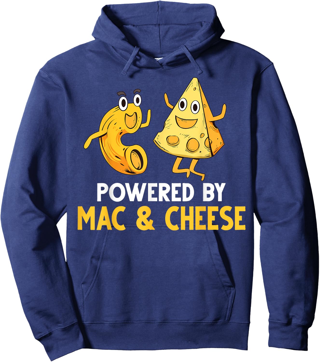 Funny Mac And Cheese Gift Kids Men Women Macaroni Cheese Hoodie - Hoodie | Navy