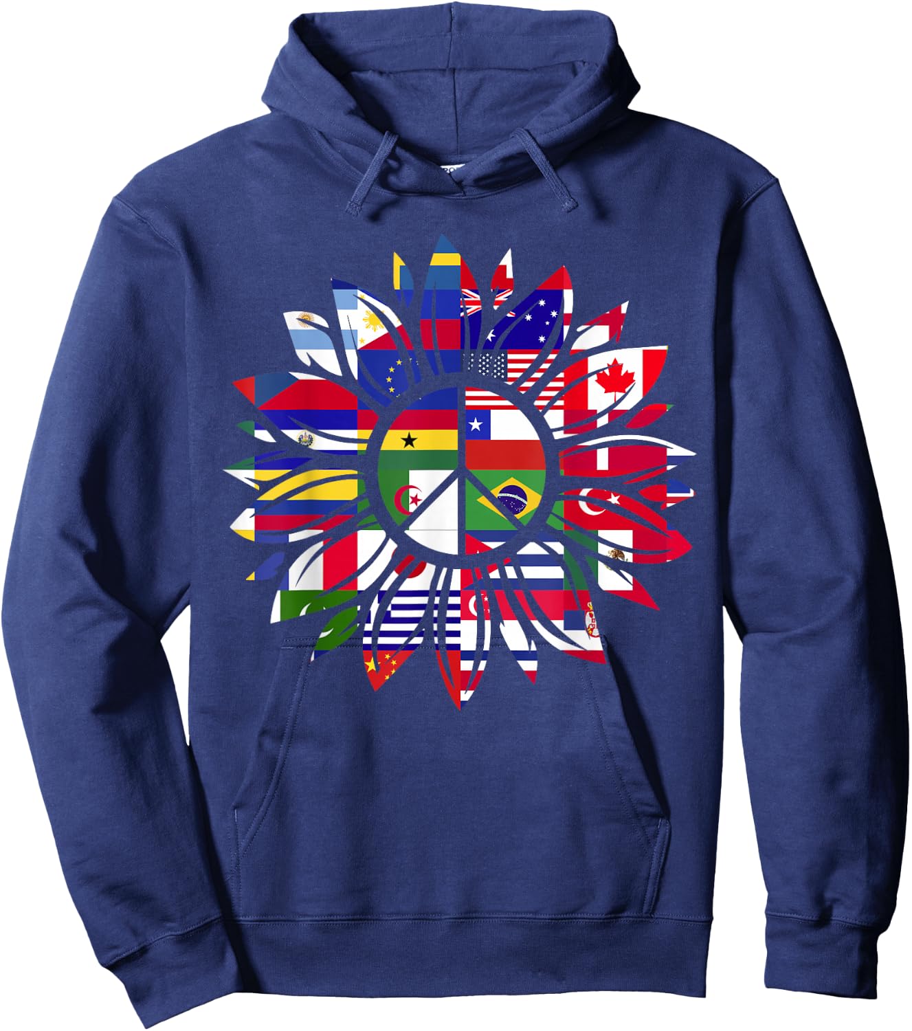 World Peace United Countries International Day Of Peace Hoodie - Hoodie | Navy