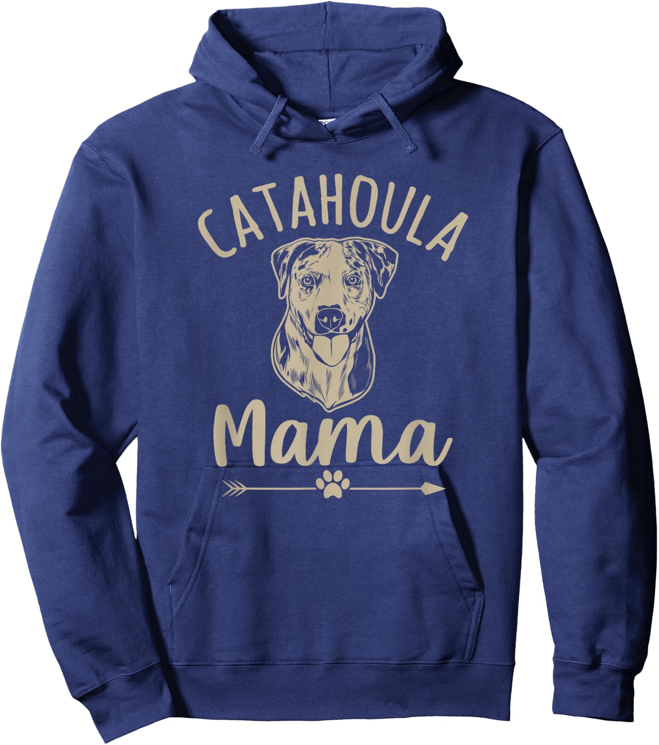 Catahoula Mama Cute Catahoula Leopard Dog Lover Hoodie - Hoodie | Navy