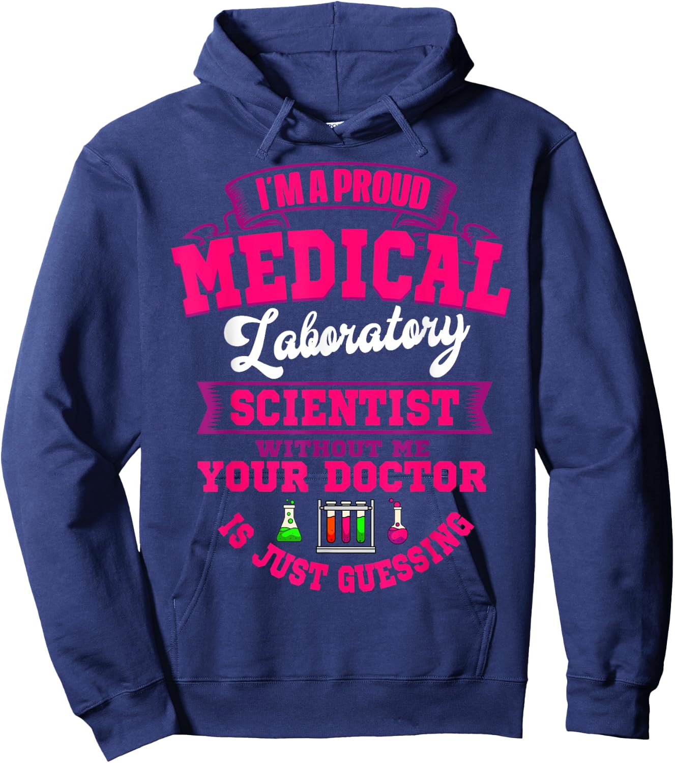 Medical Laboratory Scientist Clinical Technician MLS CLS Hoodie - Hoodie | Navy