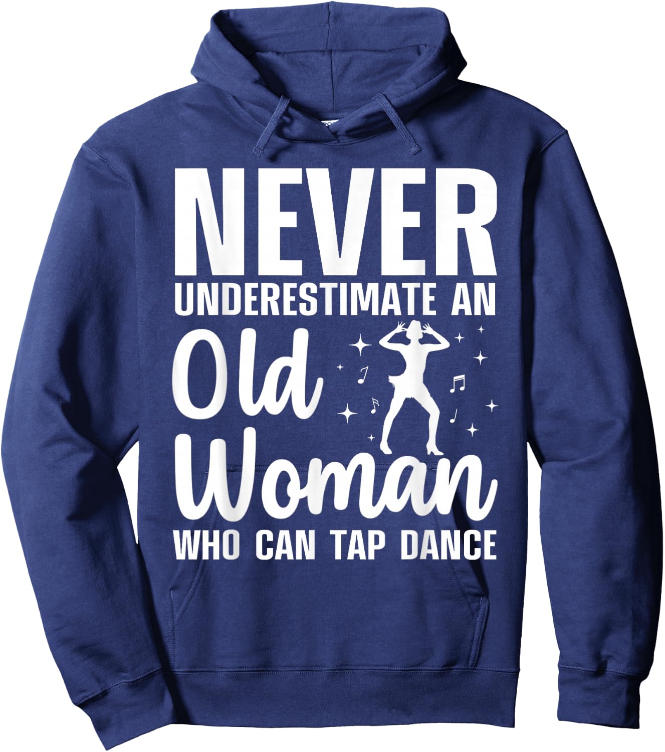 Funny Tap Dancing Art Grandma Girls Tap Dancers Hoodie - Hoodie | Navy