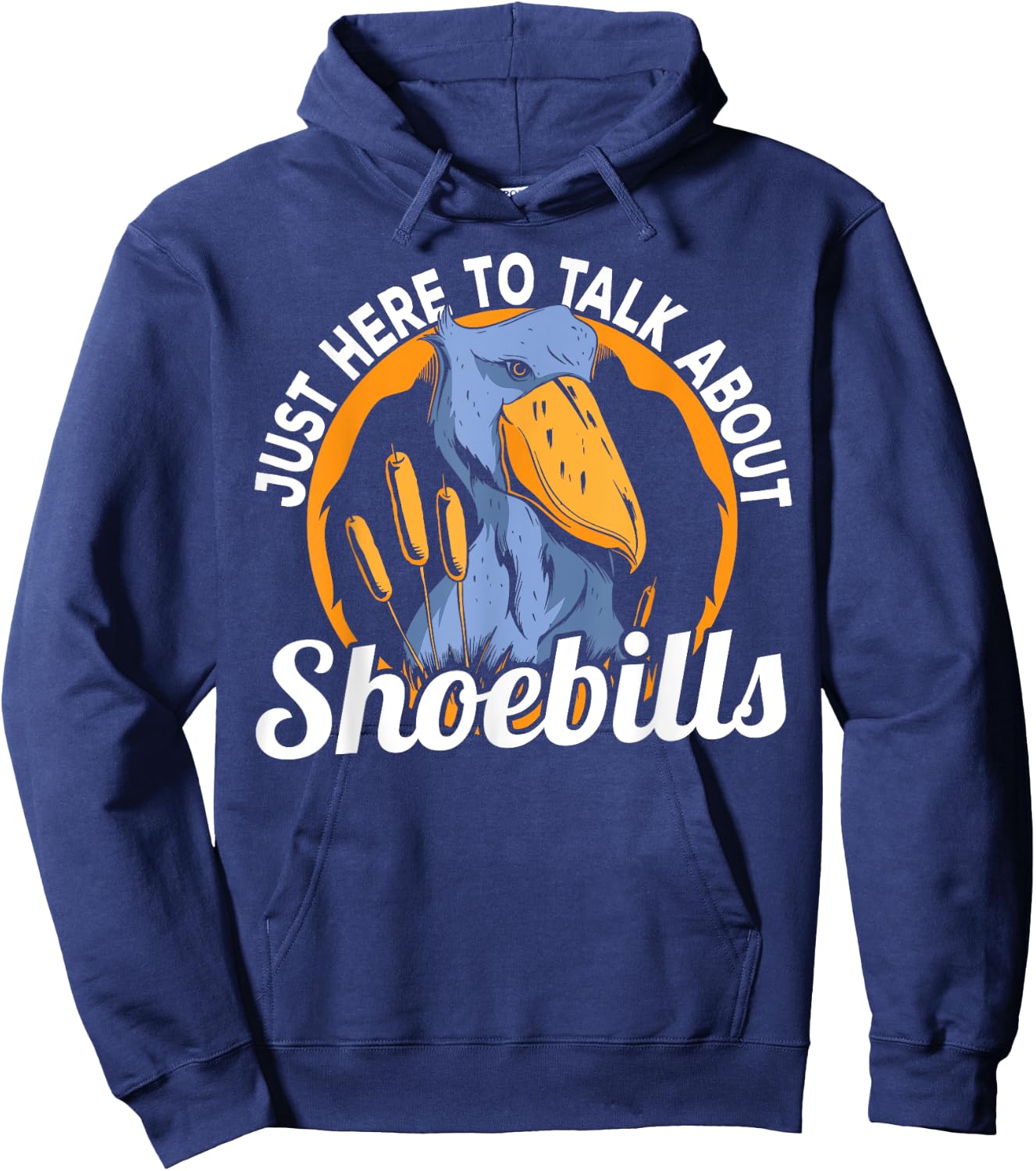 Shoebill Stork Bird Shoebill Hoodie - Hoodie | Navy