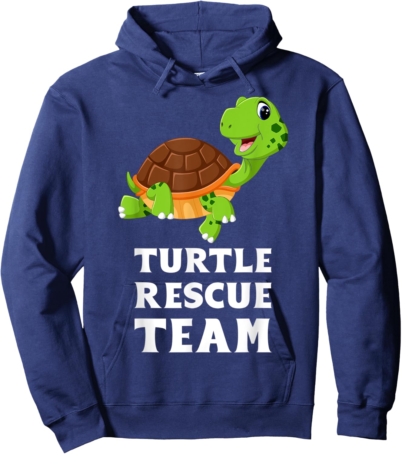 Turtle Rescue Team Cute Pet Tortoise Hoodie - Hoodie | Navy