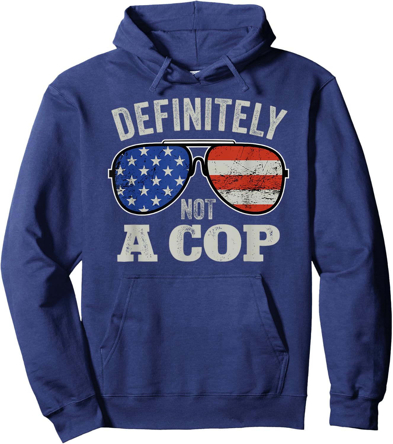 Definitely Not A Cop - Undercover Police Operation Detective Hoodie - Hoodie | Navy