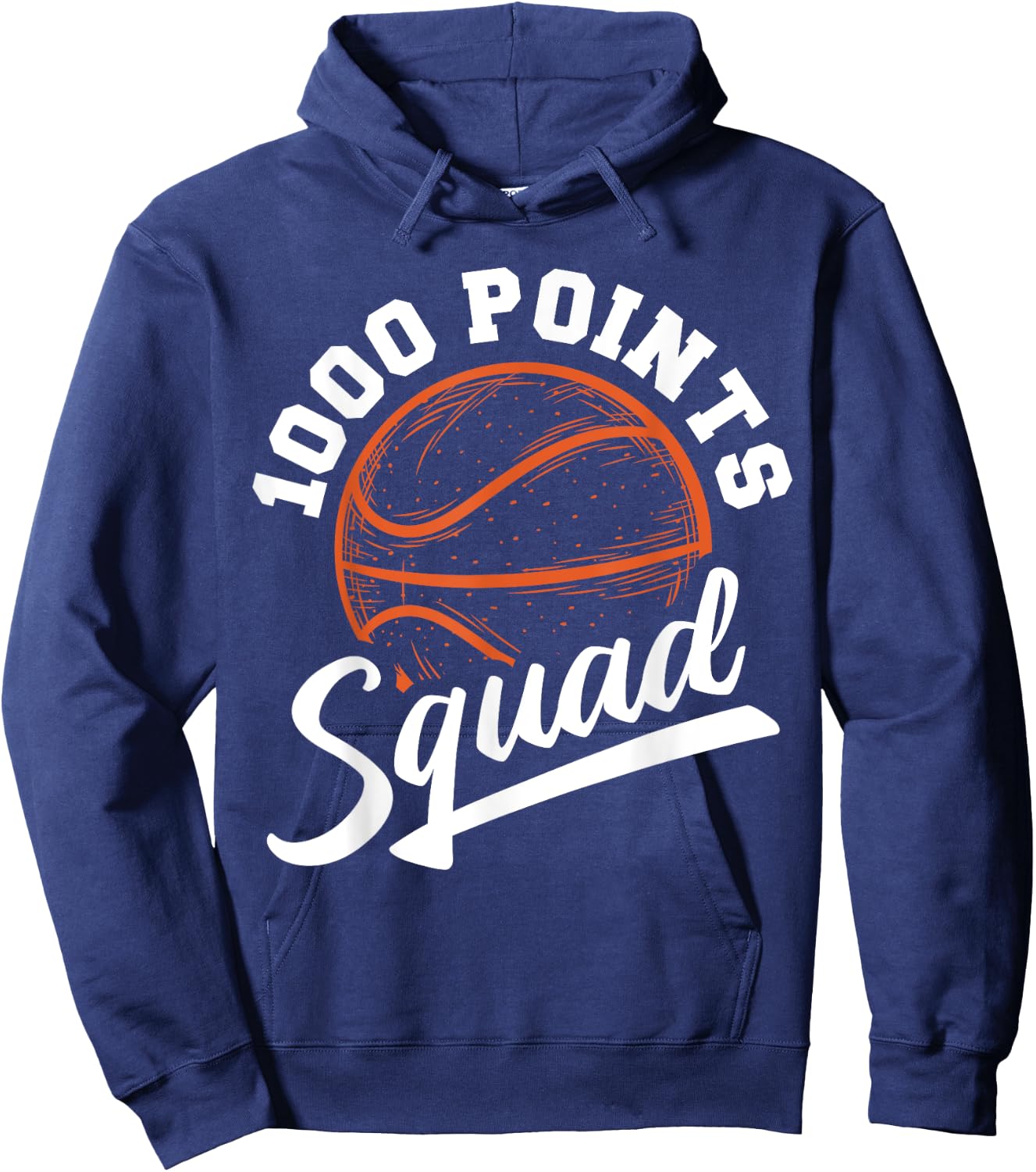 1000 Points Basketball Scorer Squad Basketball Player Hoodie - Hoodie | Navy