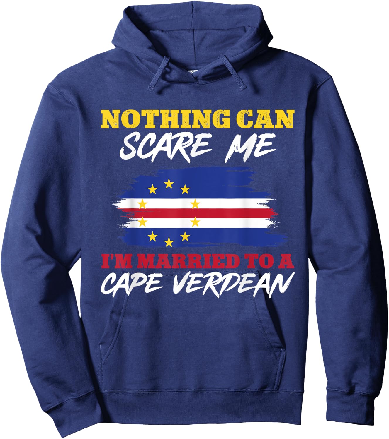 Cape Verde Flag Cabo Verde Flag Husband Wife Cape Verdean Hoodie - Hoodie | Navy