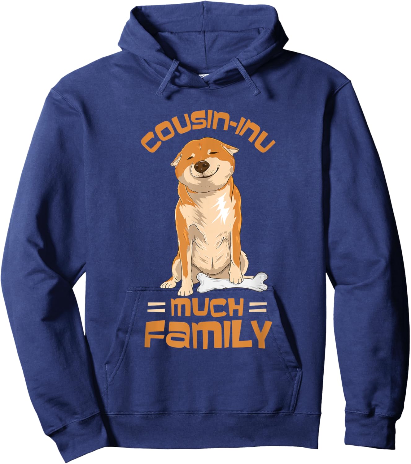 Shiba Inu Dog Cousin Cousin-Inu Family Matching Men Women Hoodie - Hoodie | Navy