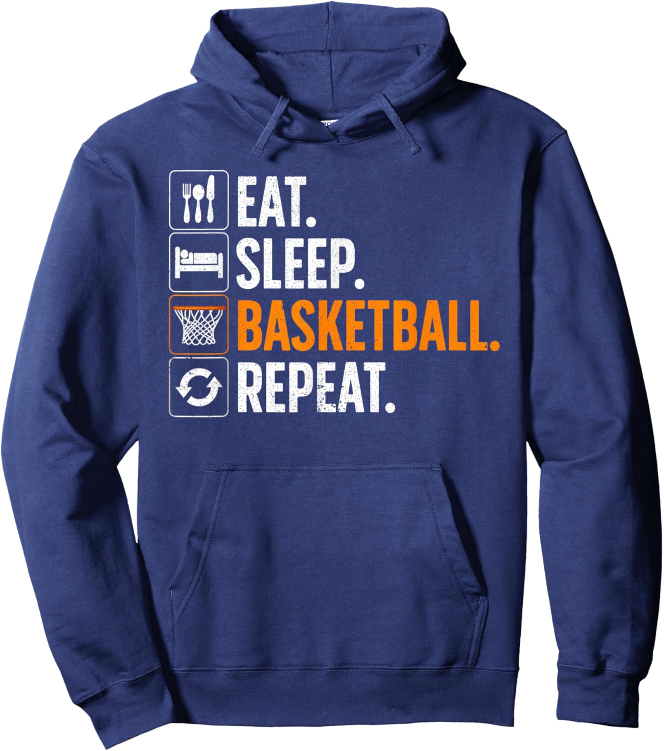 Funny Basketball Women Team Sport Basketball Player Hoodie - Hoodie | Navy