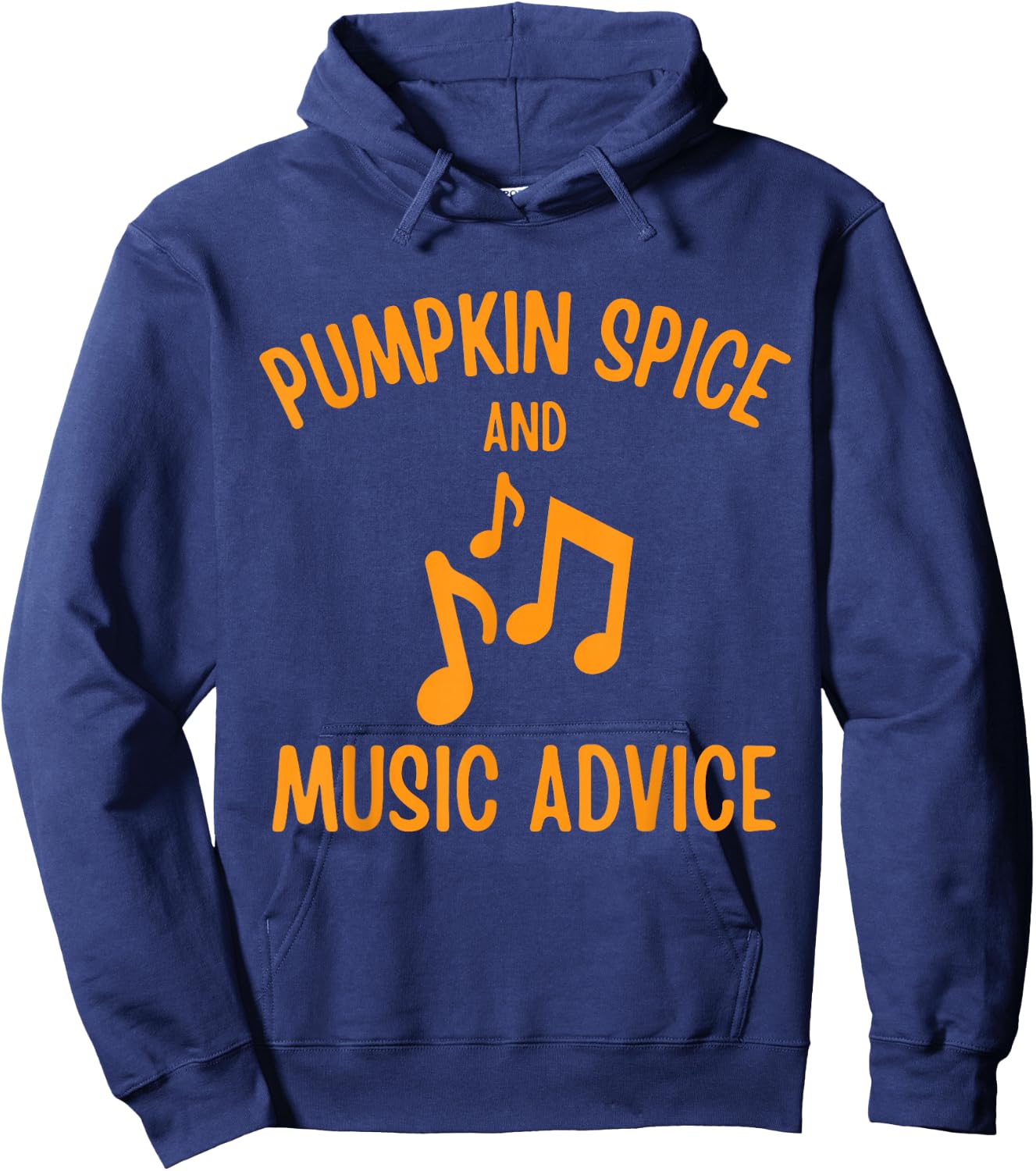 Pumpkin Spice and Music Advice Music Teacher Halloween Hoodie - Hoodie | Navy