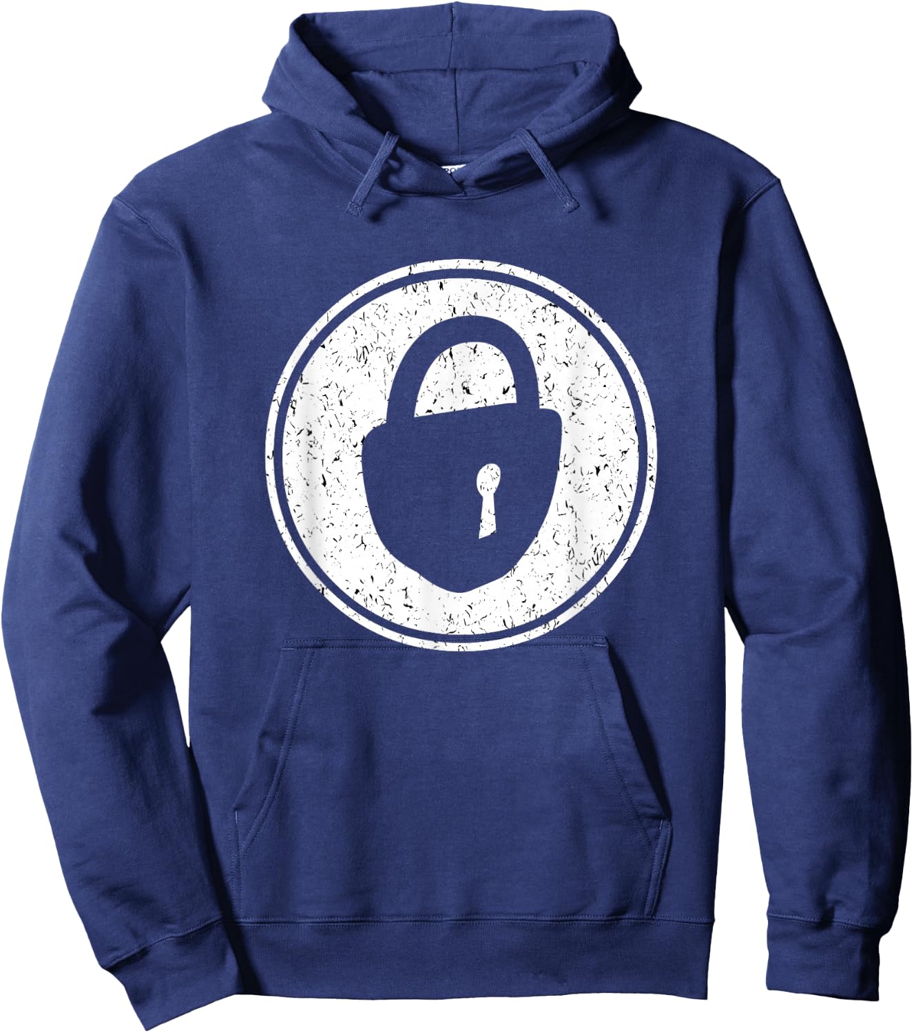 Locksmith Padlock Lock Hoodie - Hoodie | Navy