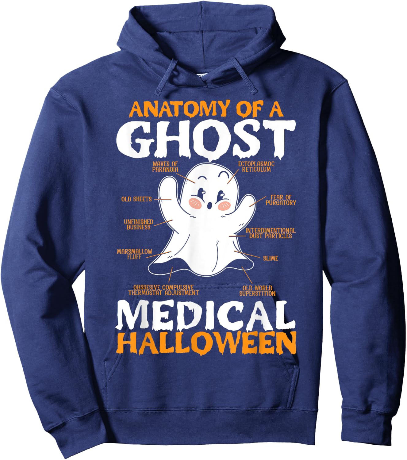 Medical Halloween Trick Or Treat Healthcare Doctor Nurse Hoodie - Hoodie | Navy