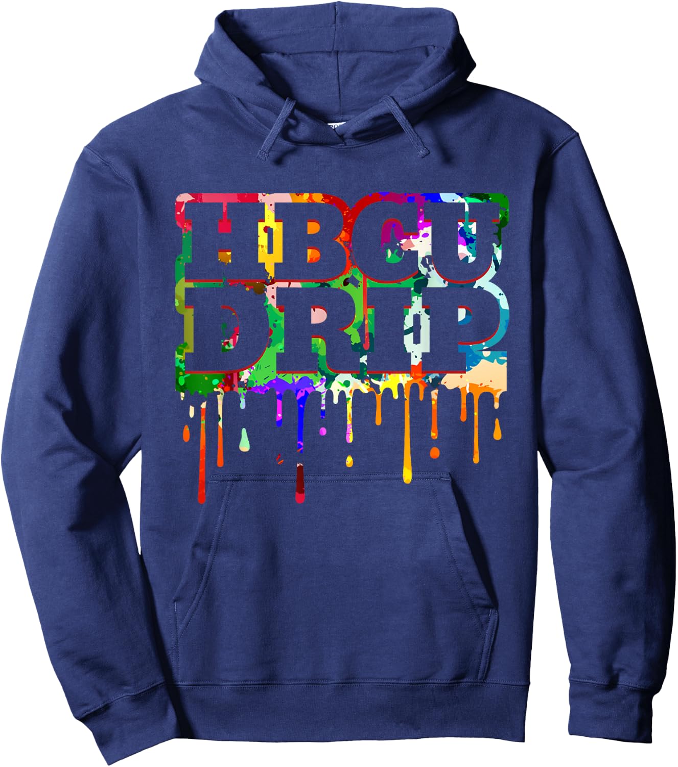 HBCU Black College Graduates Whitley Retro Men Hoodie - Hoodie | Navy