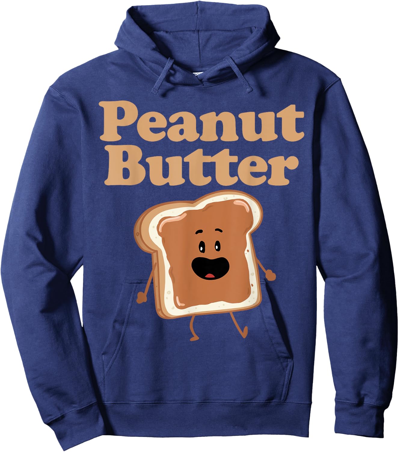 Dancing Peanut Butter matching Peanut Butter and Jelly Hoodie - Hoodie | Navy